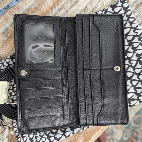 Vintage Brighton Crossbody/ Clutch Wallet with Dust Bag - Picture 9 of 13